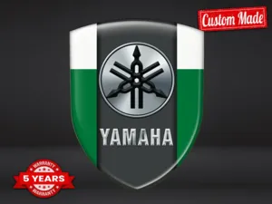 Yamaha Decal Su Resine Qualità Custom Elegante Stile Bombato